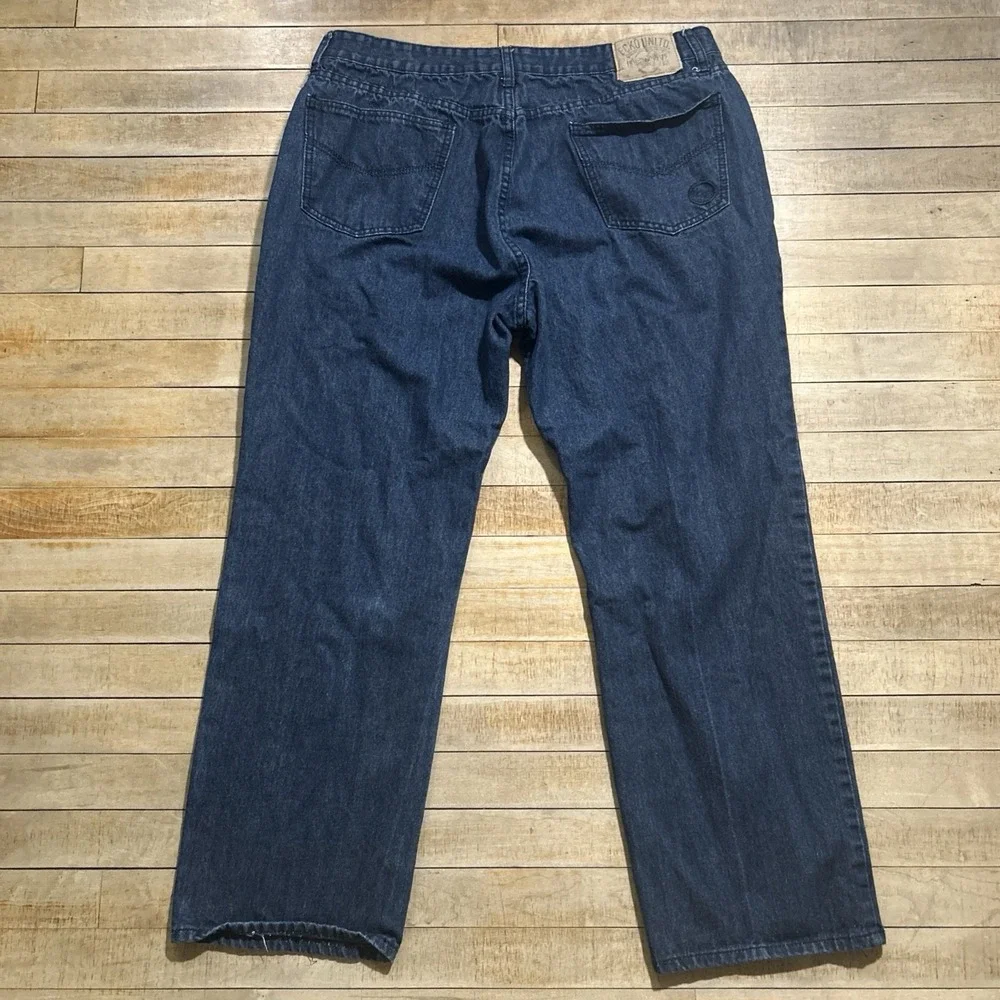 Vintage Ecko Unltd Jeans Men's‎ 38x30 Blue Relaxed Fit Baggy Wide Leg Y2K Skater